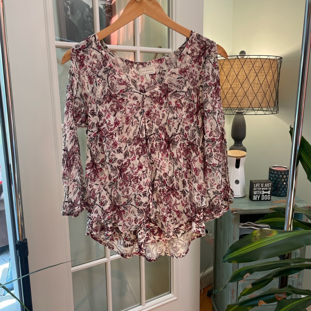 Lucky Brand floral shirt